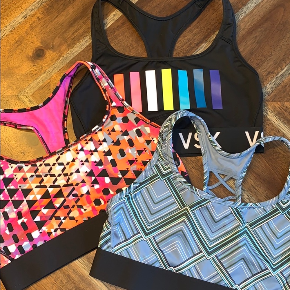 Victoria’s Secret sports bras.